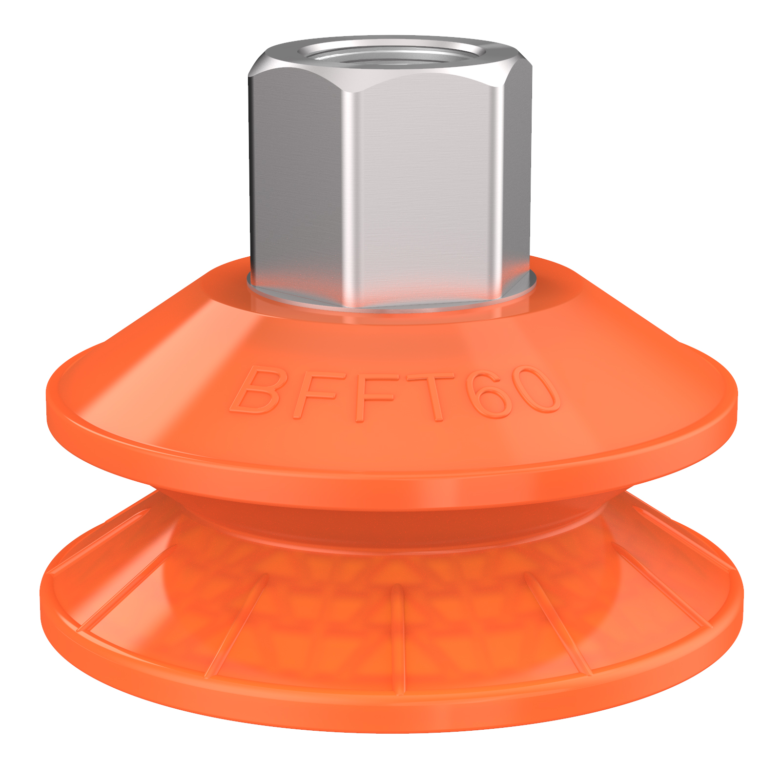 Piab Suction cup BFFT60P-2 Polyurethane 60/60/30 G3/8 female with mesh filter 17 mm thread