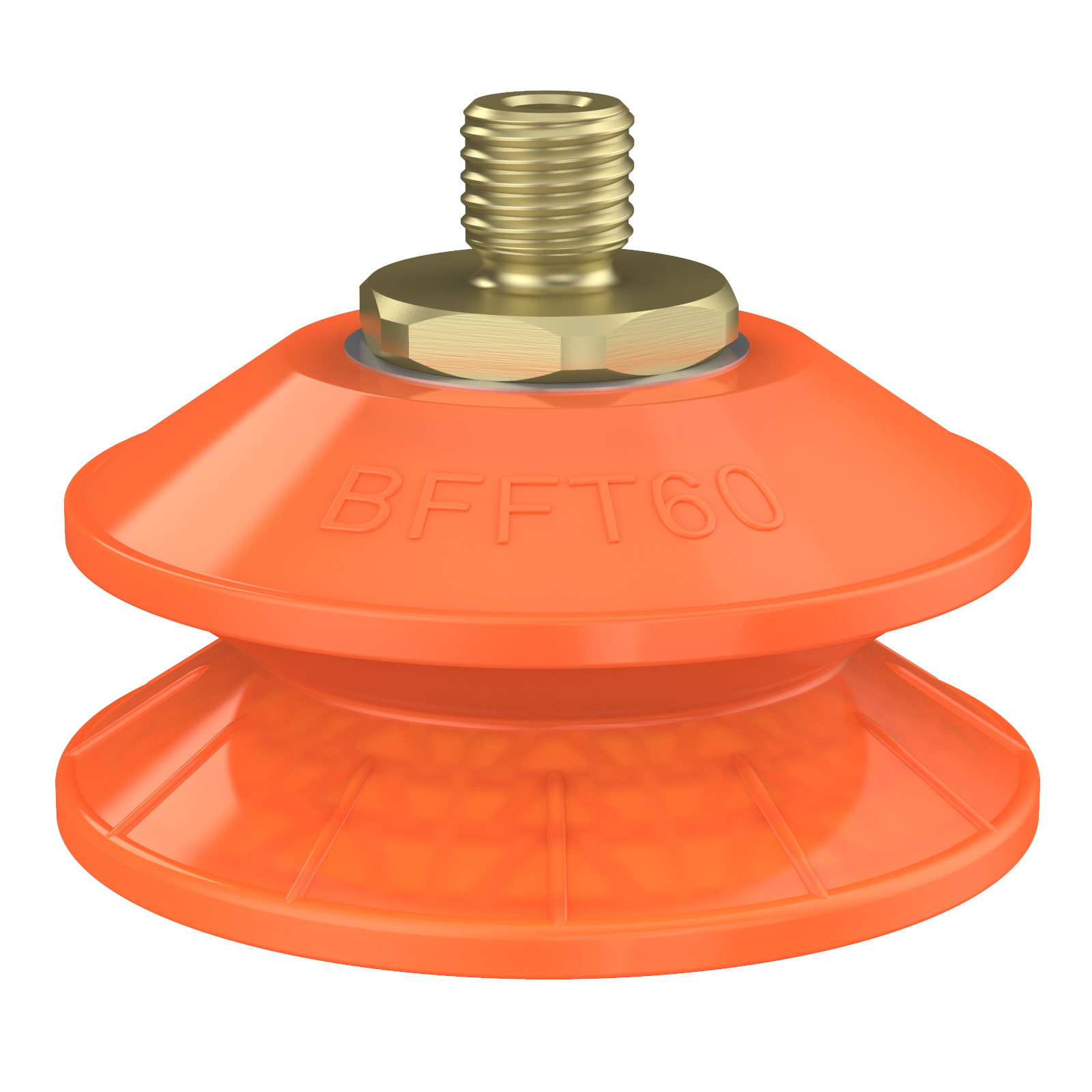 Piab Suction cup BFFT60P-2 Polyurethane 60/60/30 M10x1,5 male with mesh filter
