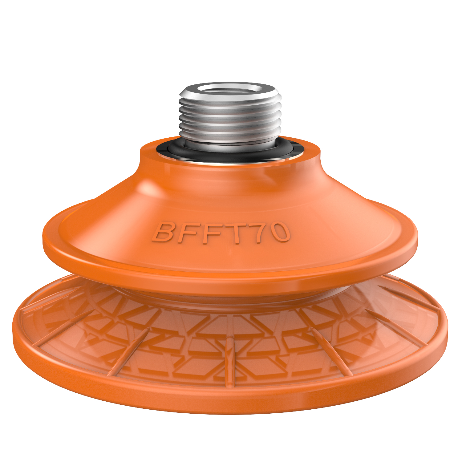 Piab Suction cup BFFT70P Polyurethane 60/60/30, G3/8 male, 1/8 NPSF female, with mesh filter