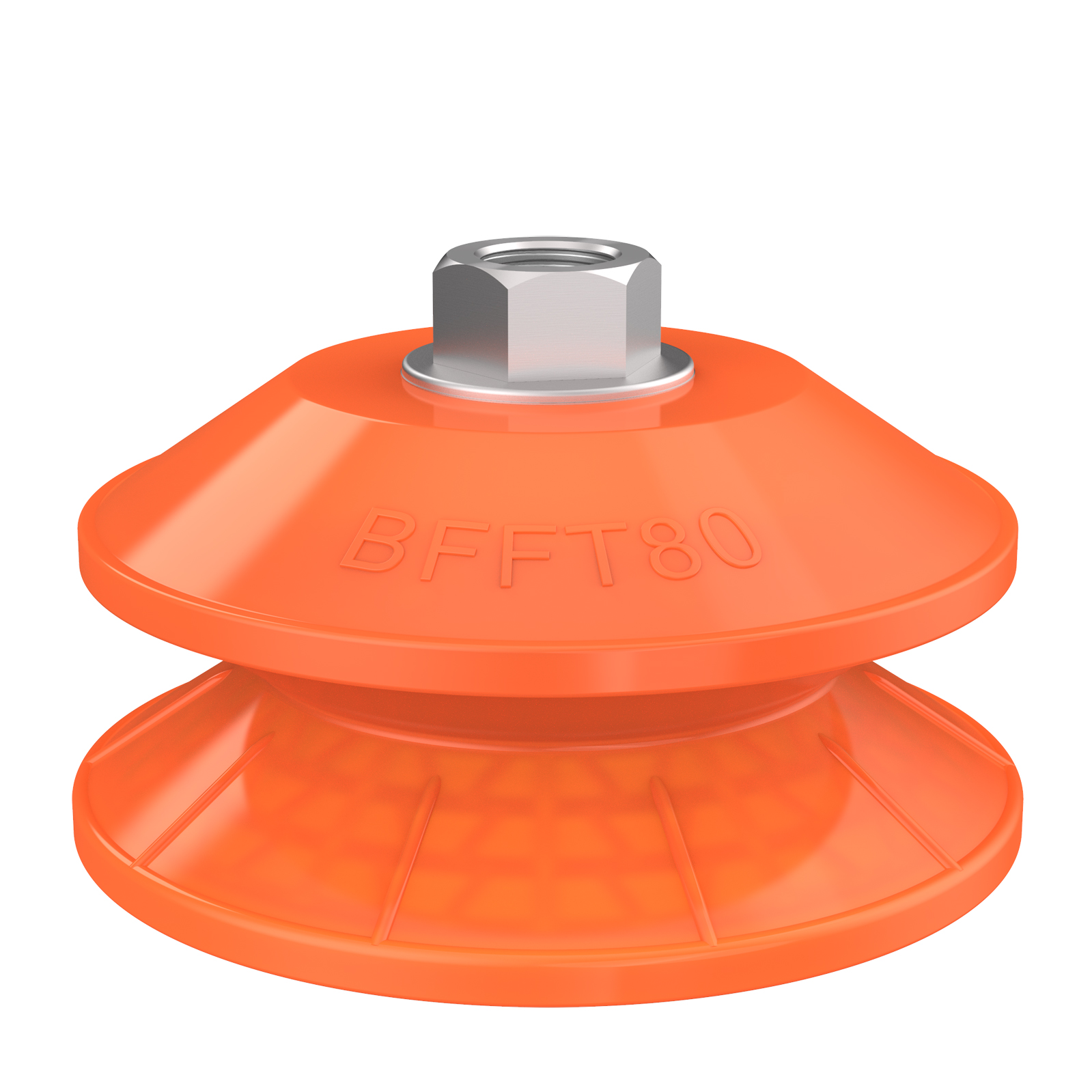 Piab Suction cup BFFT80P-2 Polyurethane 60/60/30, G1/4 female, with mesh filter