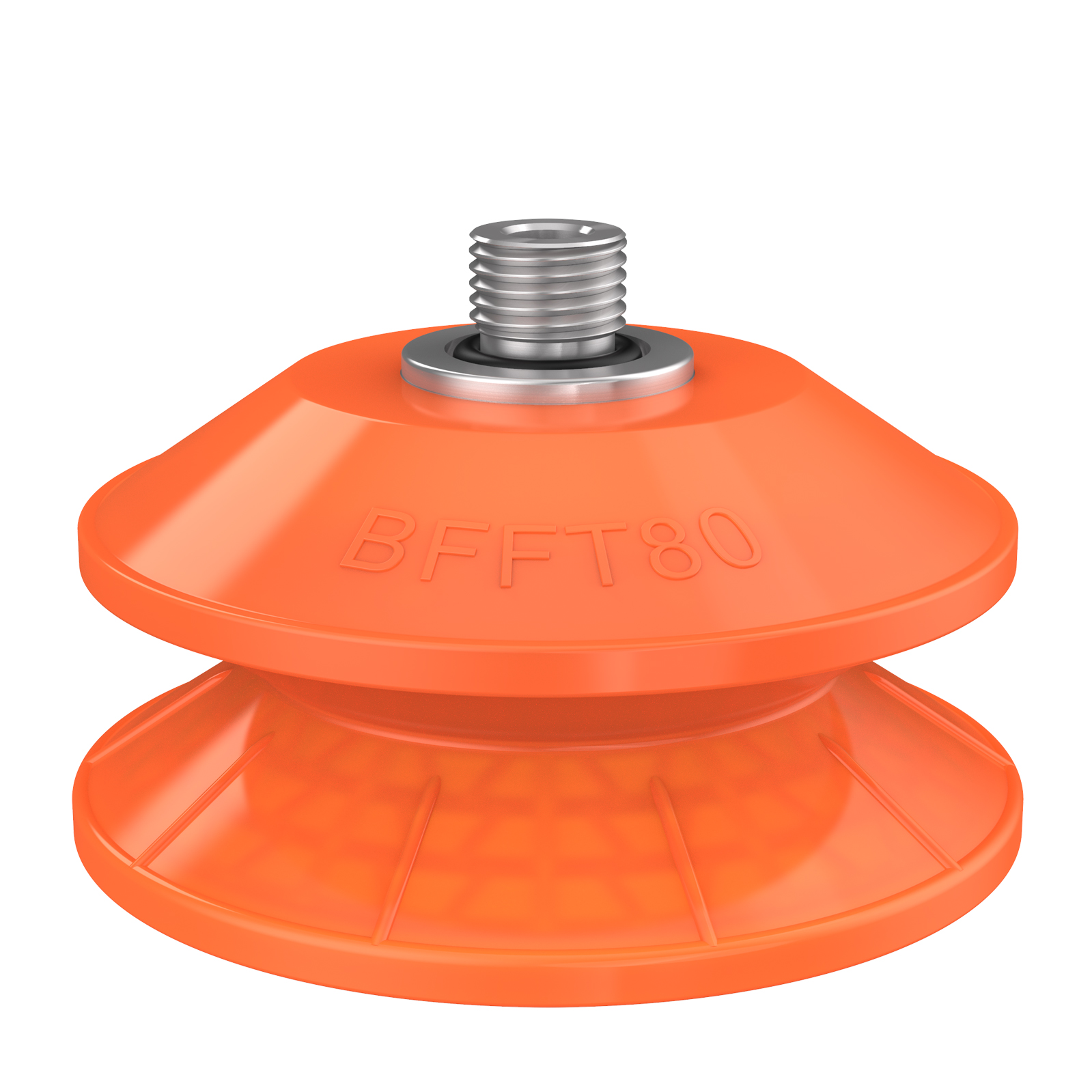Piab Suction cup BFFT80P-2 Polyurethane 60/60/30 G1/4 male with mesh filter