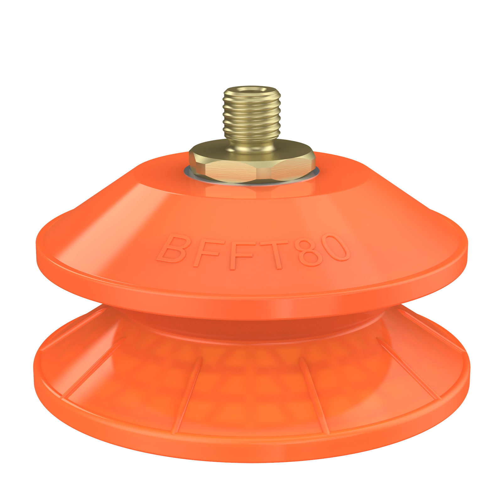 Piab Suction cup BFFT80P-2 Polyurethane 60/60/30 M10x1,5 male with mesh filter