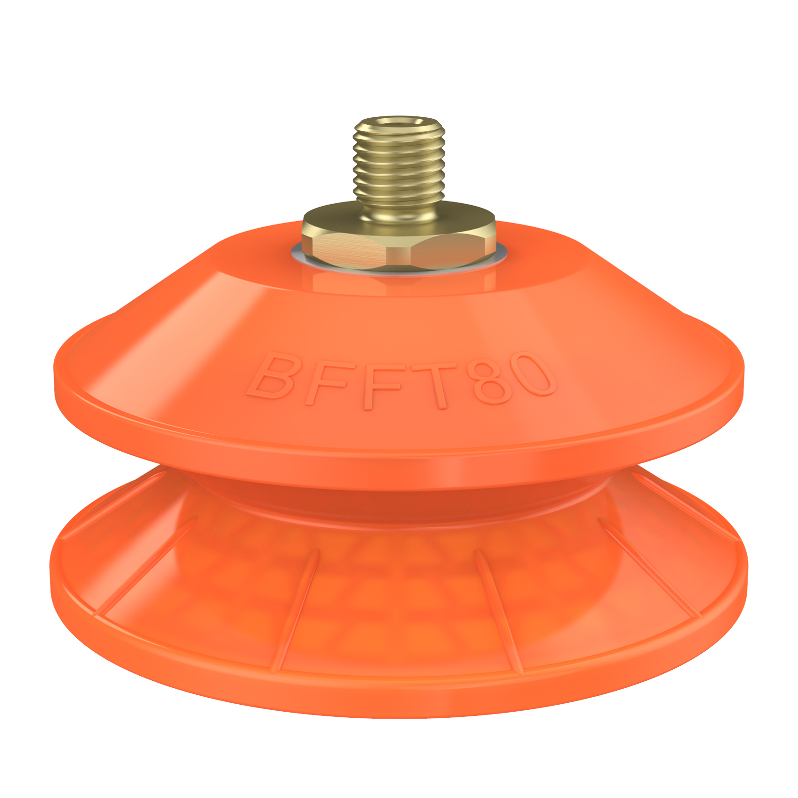 Piab Suction cup BFFT80P-2 Polyurethane 60/60/30 G1/8 male with mesh filter