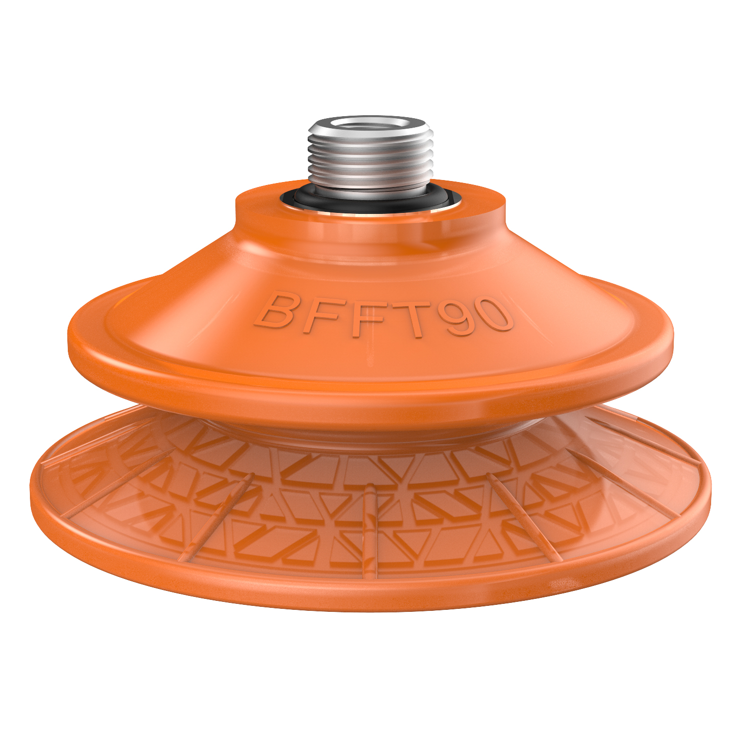 Piab Suction cup BFFT90P Polyurethane 60/60/30, G3/8 male, 1/8 NPSF female, with mesh filter