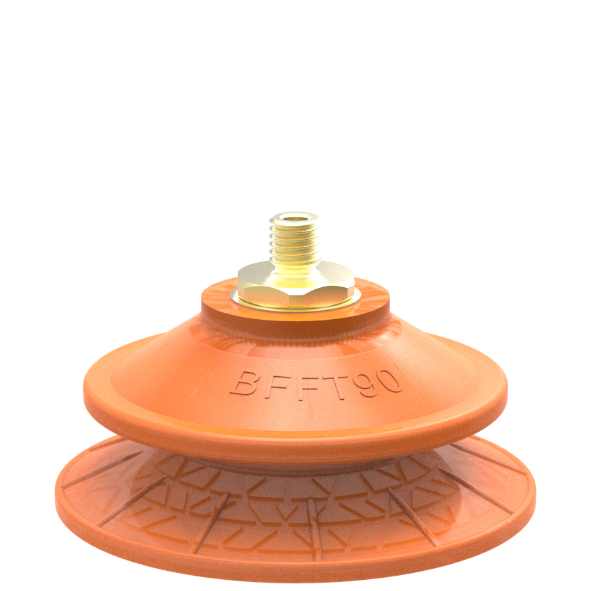 Piab Suction cup BFFT90P Polyurethane 60/60/30 M10x1,5 male with mesh filter