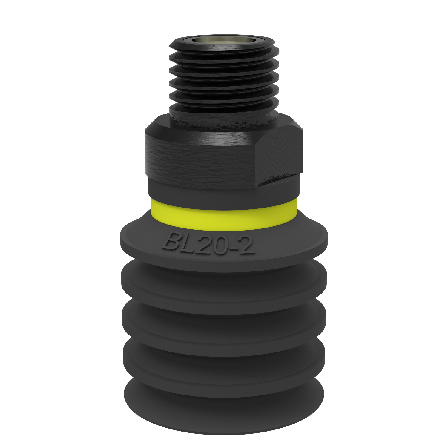 Piab Suction cup BL20-2 Chloroprene, 1/8 NPT male, with mesh filter