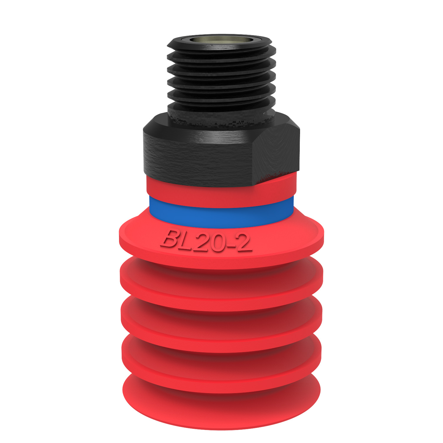 Piab Suction cup BL20-2 Silicone, 1/8 NPT male, with mesh filter