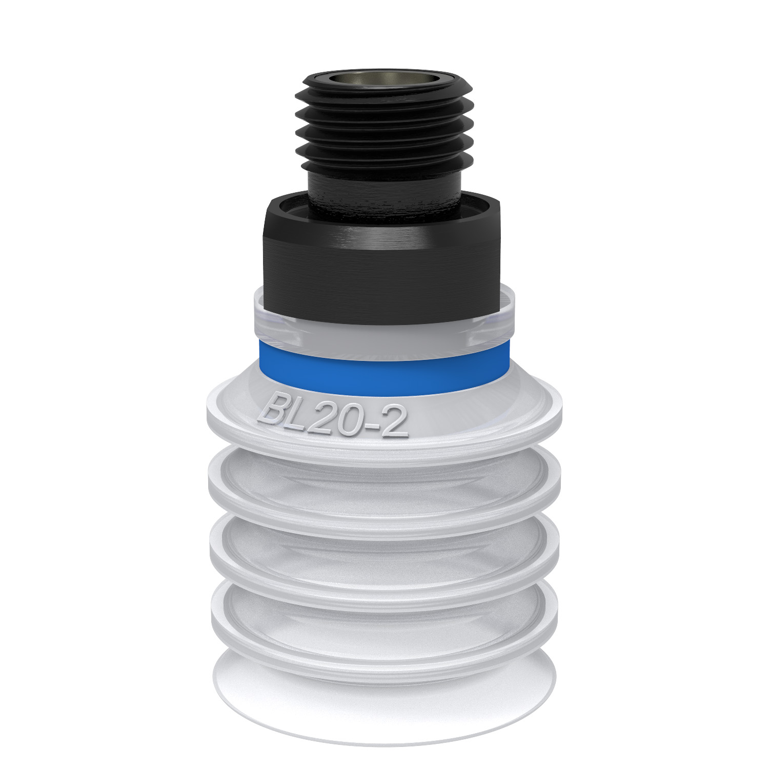 Piab Suction cup BL20-2 Silicone FCM, G1/8 male, with mesh filter