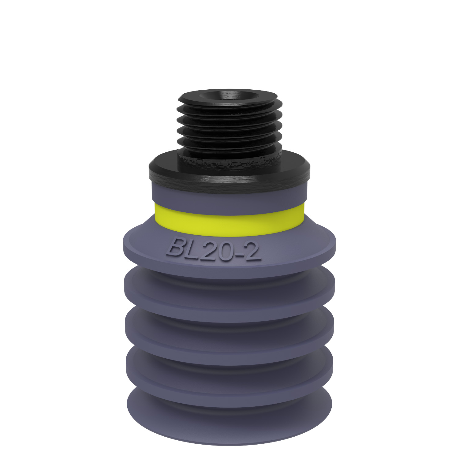 Piab Suction cup BL20-2 HNBR, G1/8 male/M5 female, with mesh filter