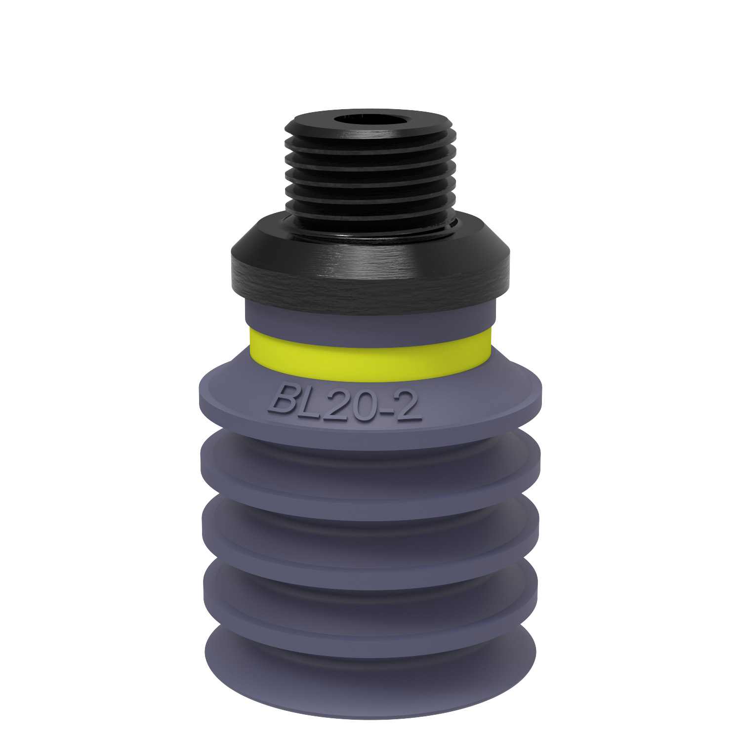 Piab Suction cup BL20-2 HNBR, G1/8 male/M5 female, PA