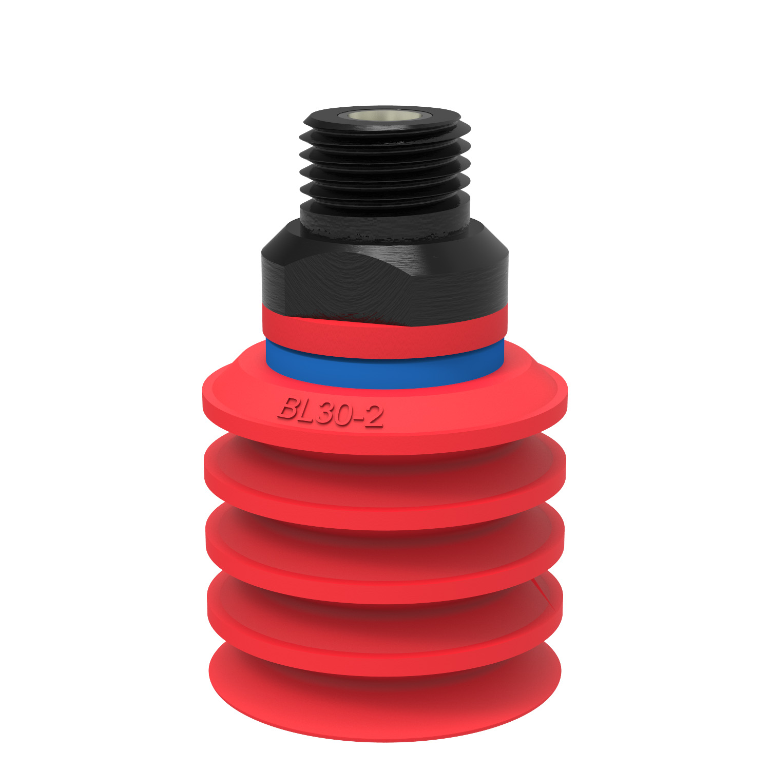 Piab Suction cup BL30-2 Silicone, 1/4 NPT male, with mesh filter
