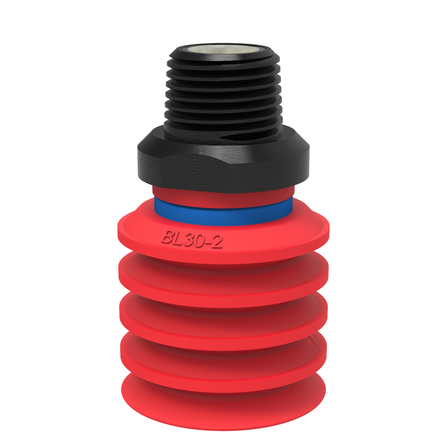 Piab Suction cup BL30-2 Silicone, 3/8 NPT male, with mesh filter