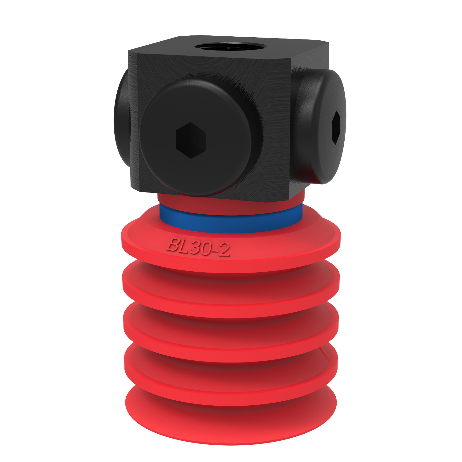 Piab Suction cup BL30-2 Silicone, 5x1/8 NPSF female