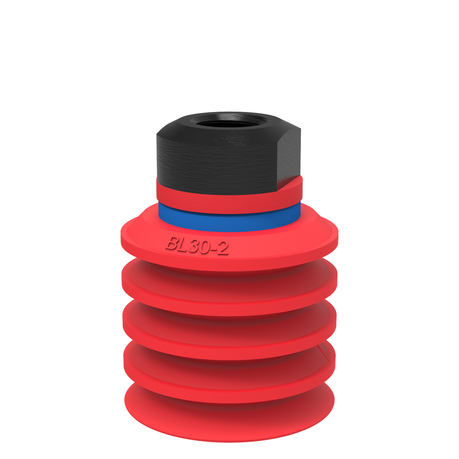 Piab Suction cup BL30-2 Silicone, 1/8 NPSF female, with dual flow control valve