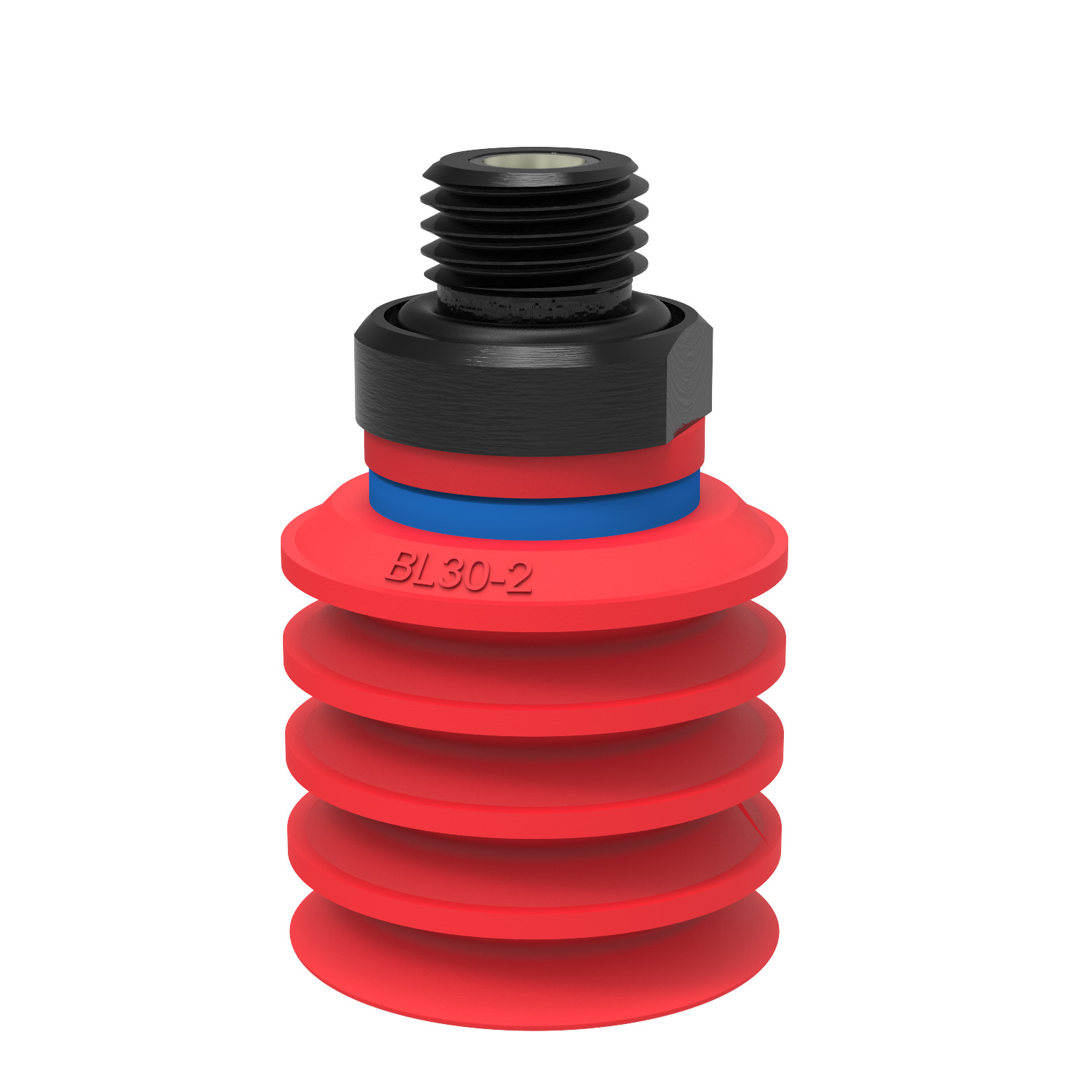 Piab Suction cup BL30-2 Silicone, G1/4 male, with dual flow control valve