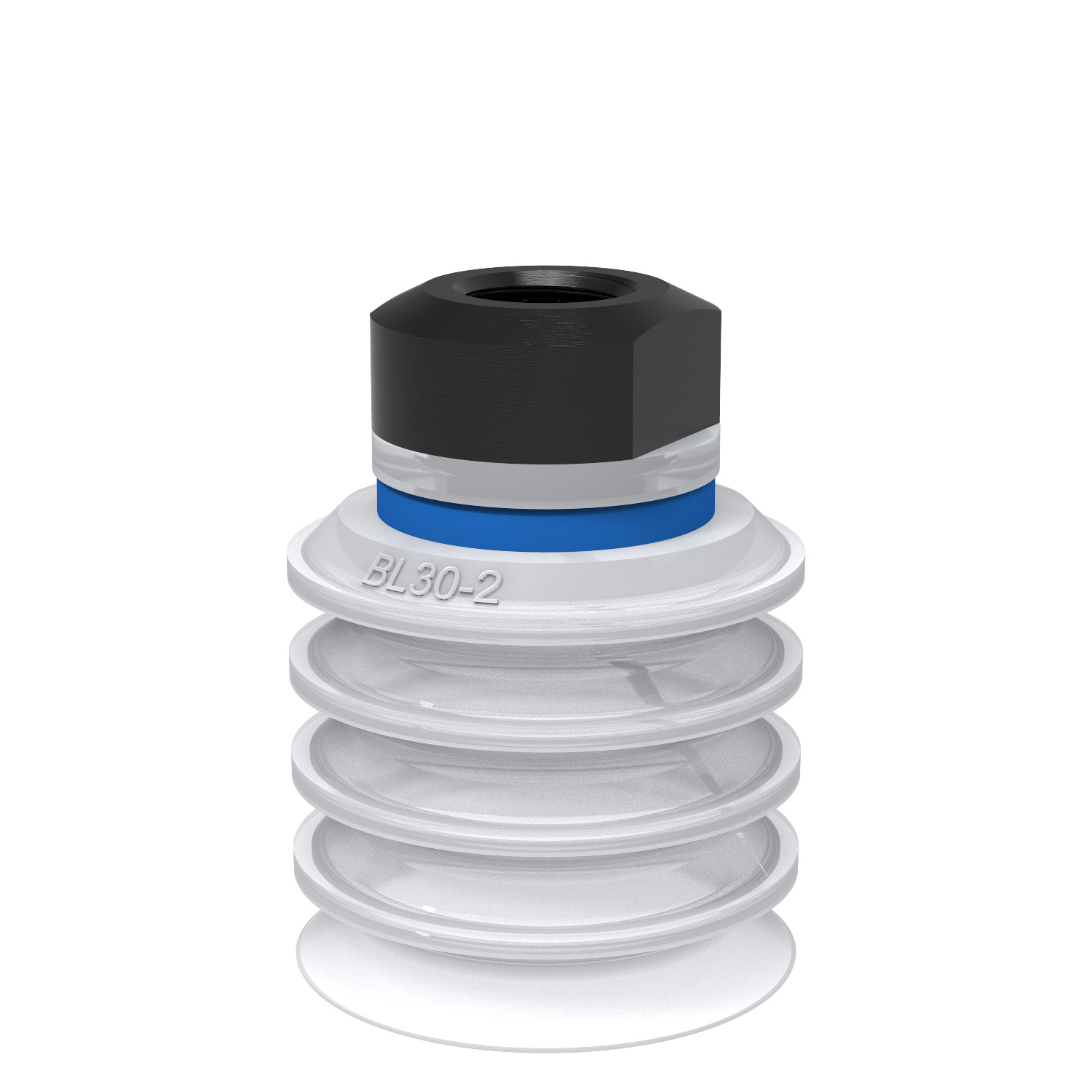 Piab Suction cup BL30-2 Silicone FCM, 1/8 NPSF female, with mesh filter