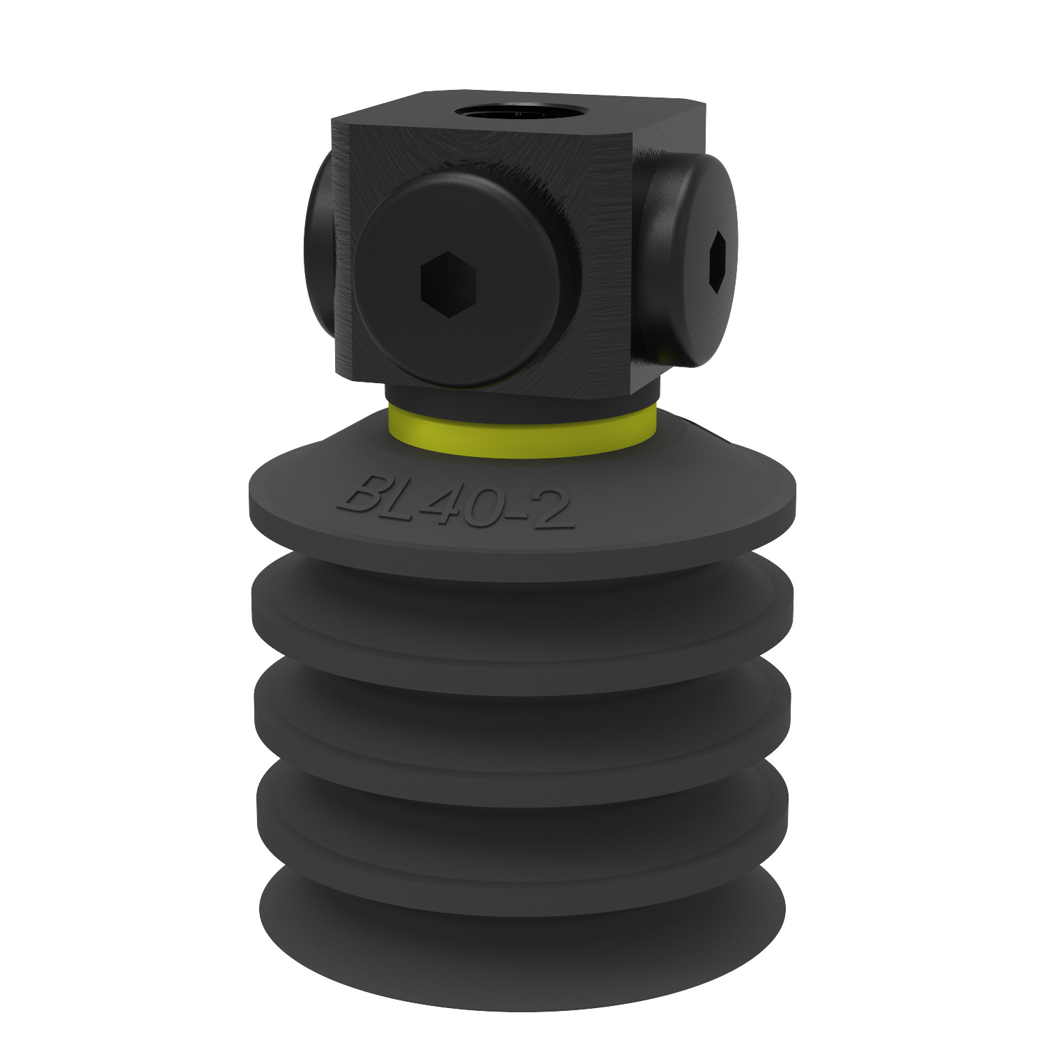 Piab Suction cup BL40-2 Chloroprene, 5x1/8 NPSF female