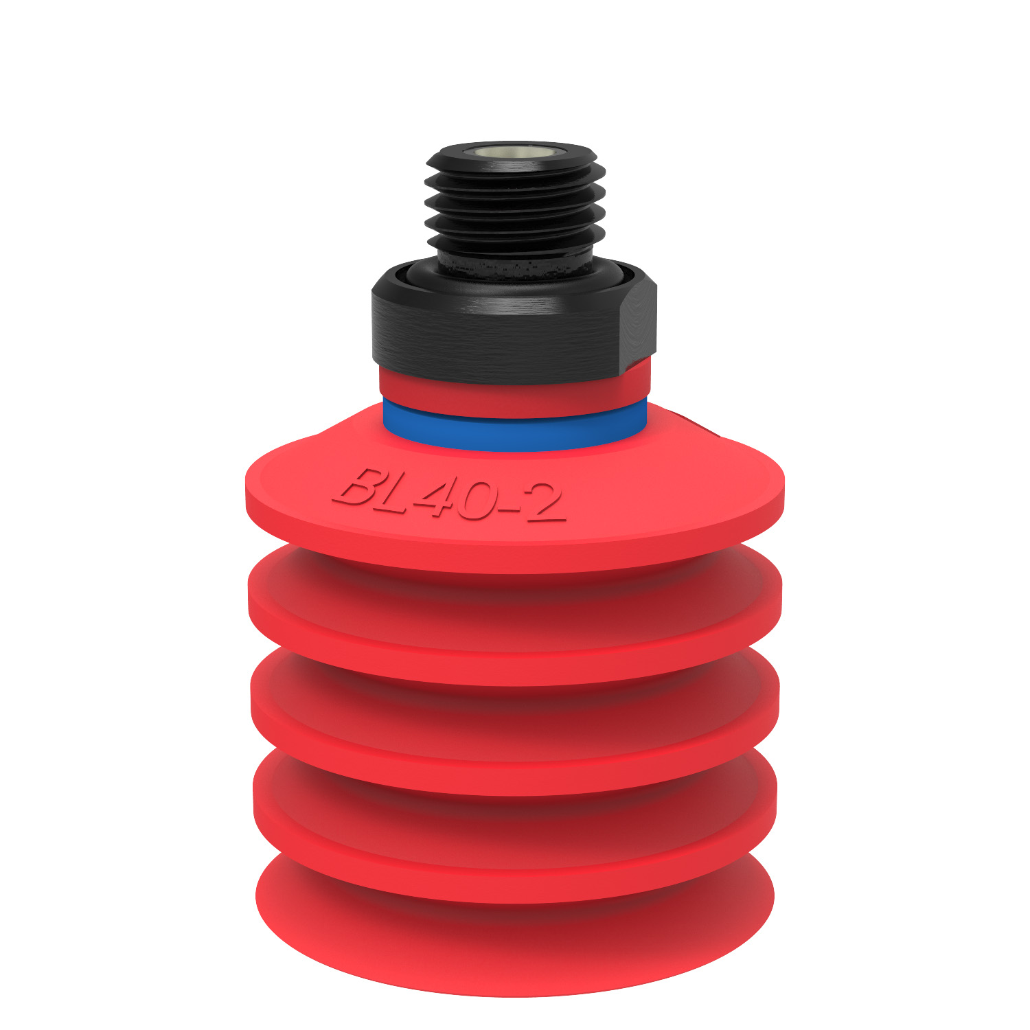 Piab Suction cup BL40-2 Silicone, G1/4 male, with mesh filter