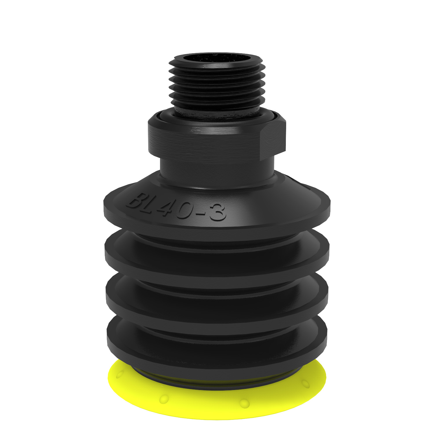 Piab Suction cup BL40-3P Polyurethane 30/70, G3/8 male