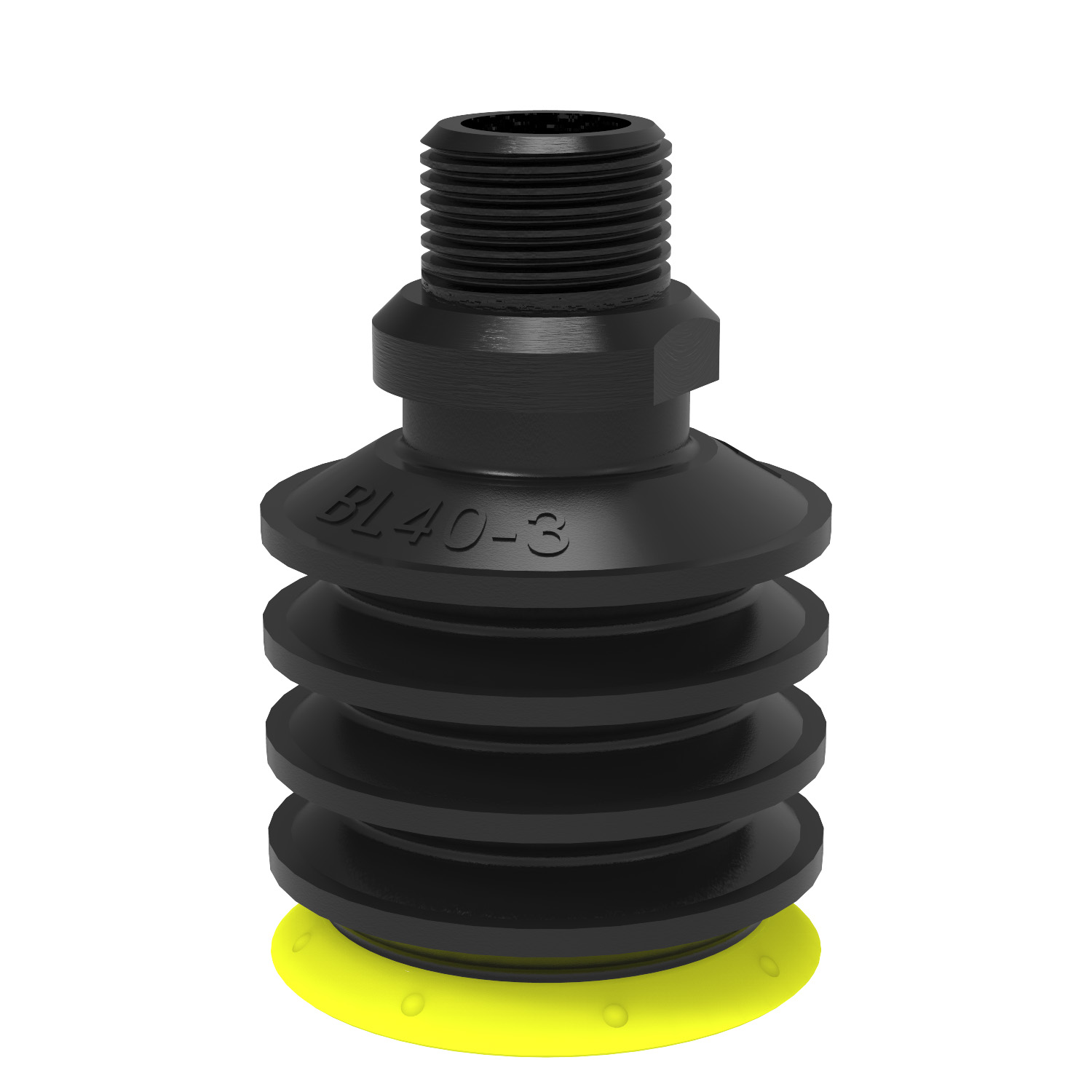 Piab Suction cup BL40-3P Polyurethane 30/70, 3/8 NPT male
