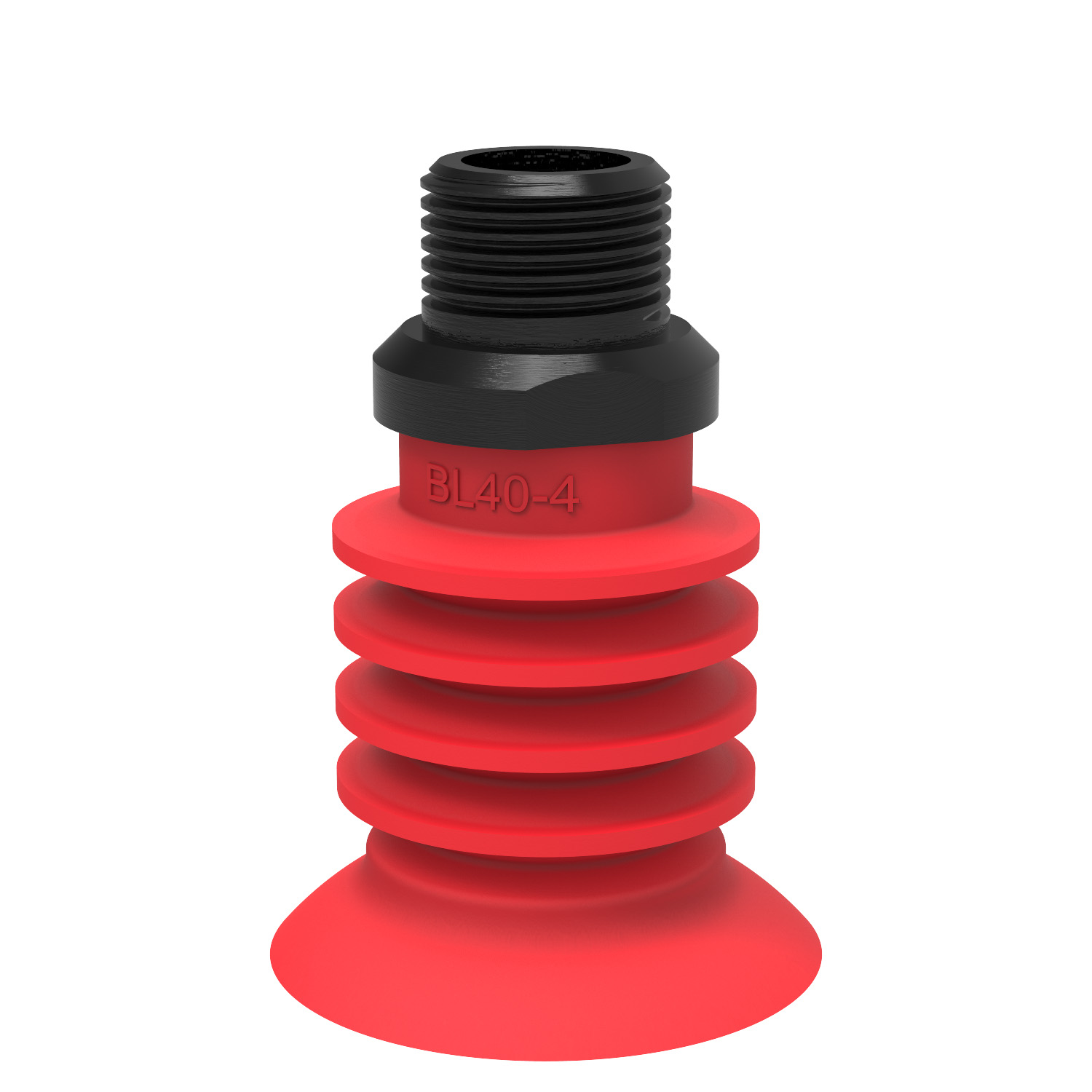 Piab Suction cup BL40-4 Silicone, 3/8 NPT male