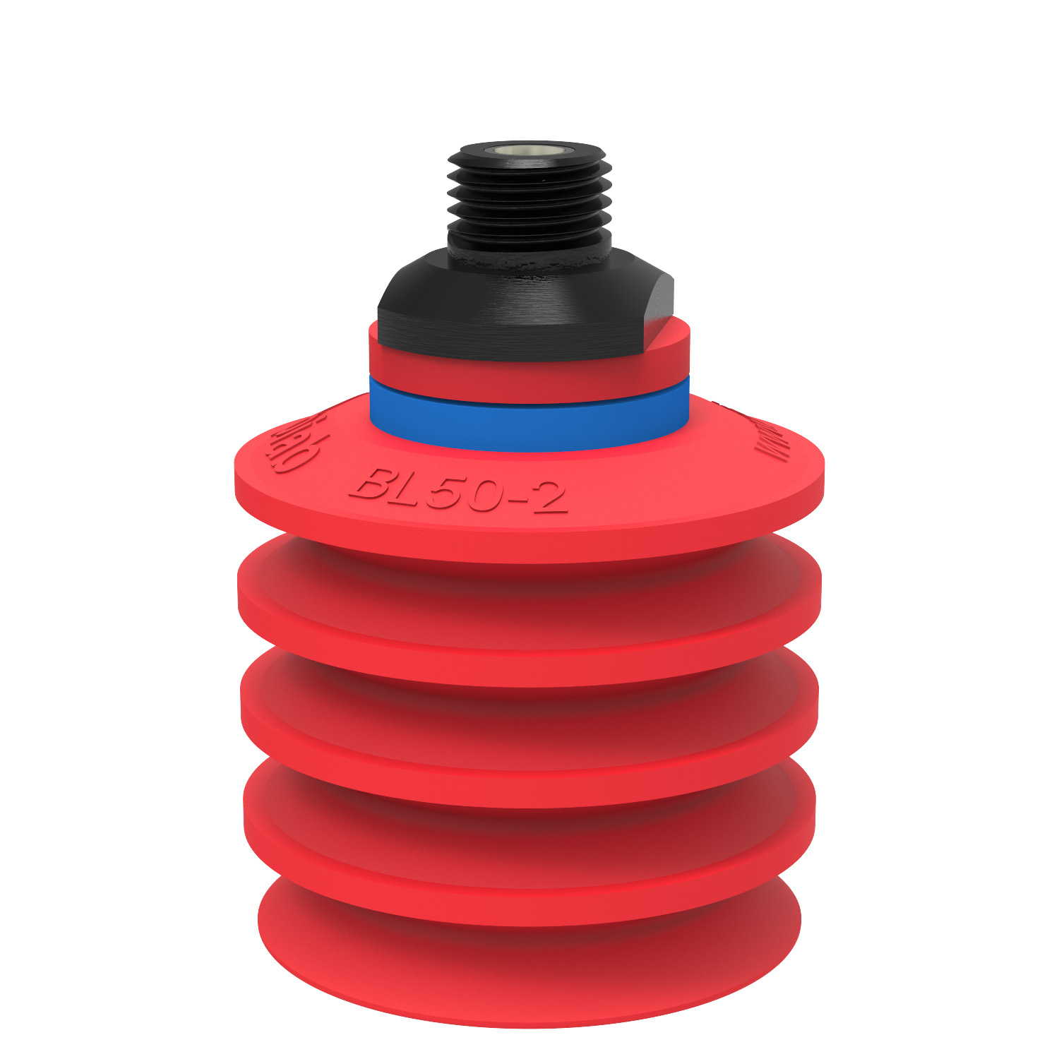 Piab Suction cup BL50-2 Silicone, 1/4 NPT male, with mesh filter