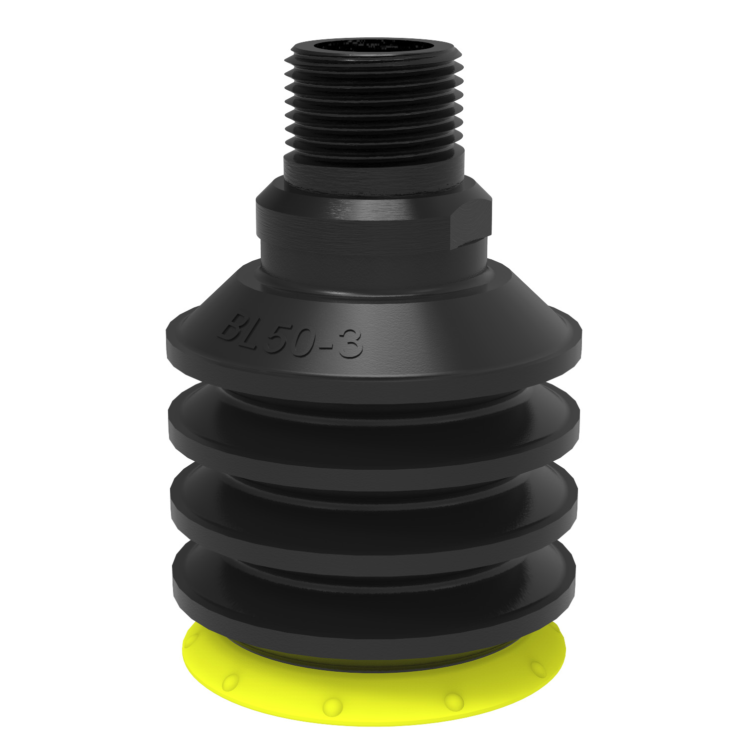 Piab Suction cup BL50-3P Polyurethane 30/70, 1/2 NPT male