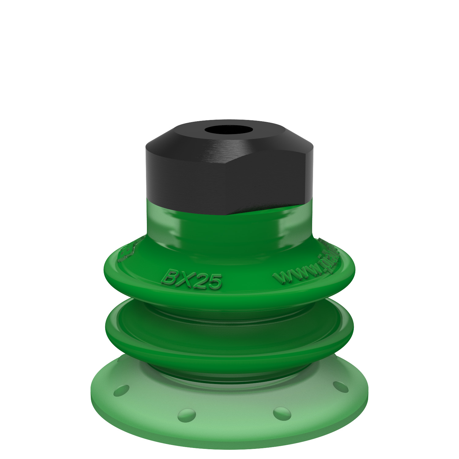 Piab Suction cup BX25P Polyurethane 60 with filter, M5 female