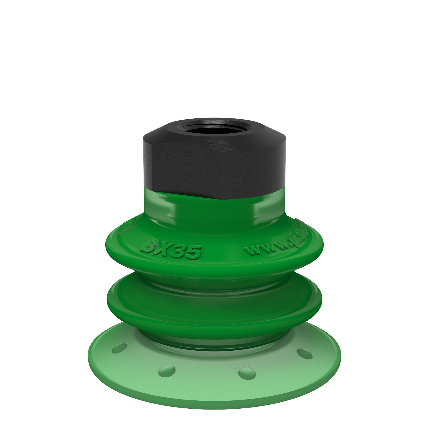 Piab Suction cup BX35P Polyurethane 60 with filter, 1/8 NPSF female