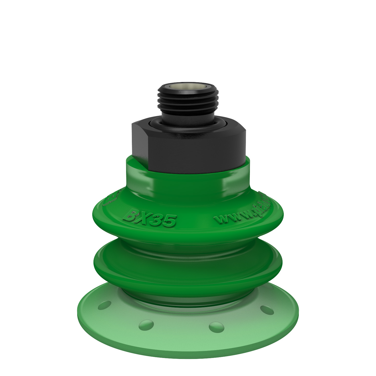 Piab Suction cup BX35P Polyurethane 60 with filter, G1/8 male, with mesh filter