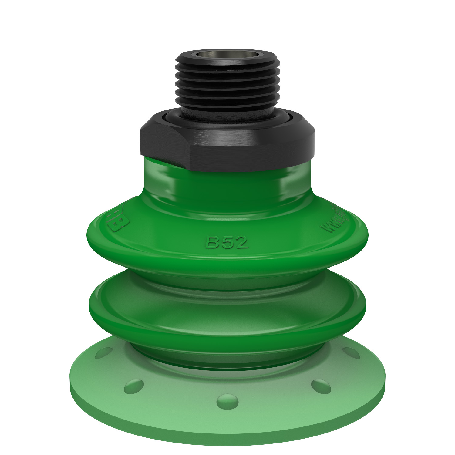 Piab Suction cup BX52P Polyurethane 60 with filter, G3/8 male, with mesh filter