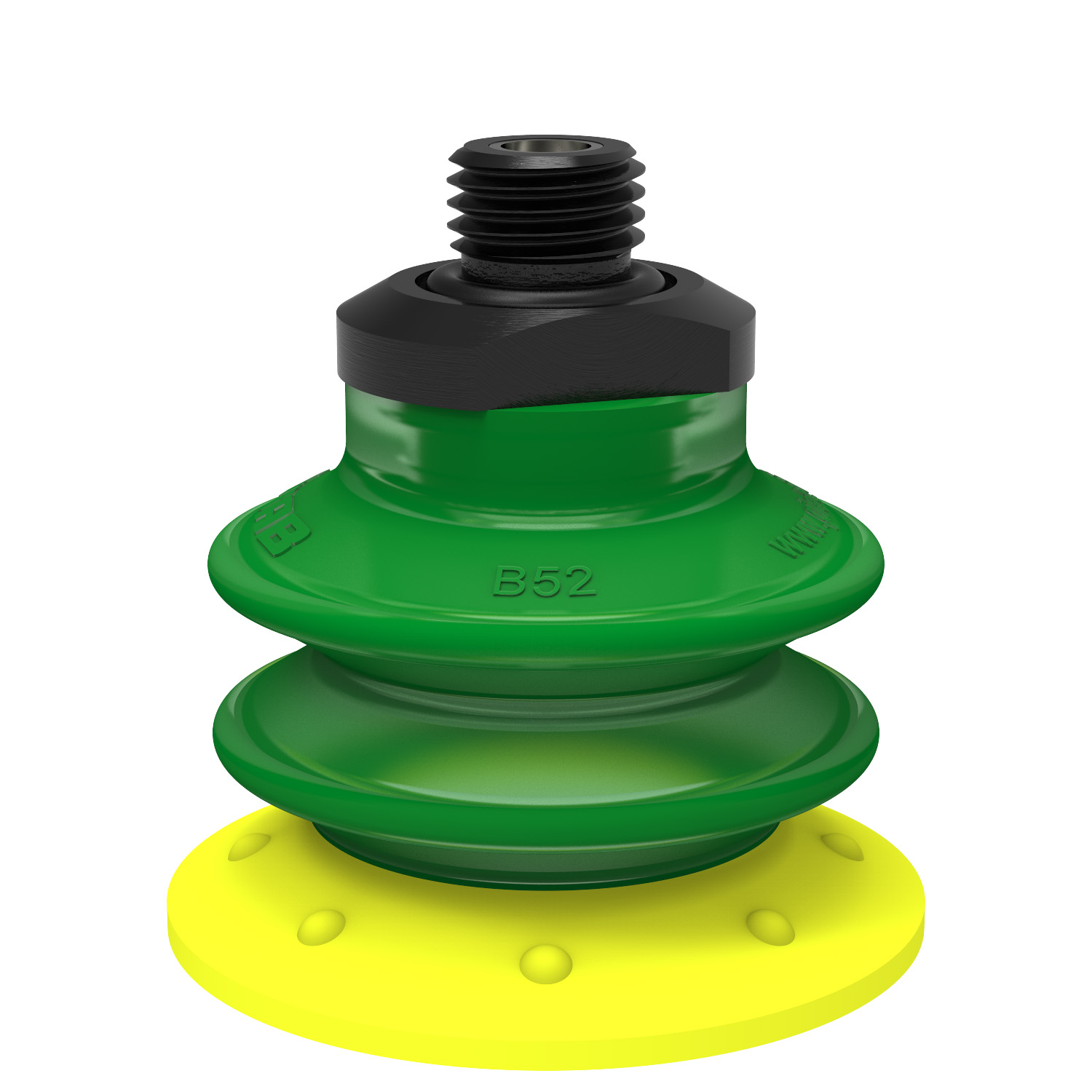 Piab Suction cup BX52P Polyurethane 30/60 with filter, G1/4 male, with mesh filter