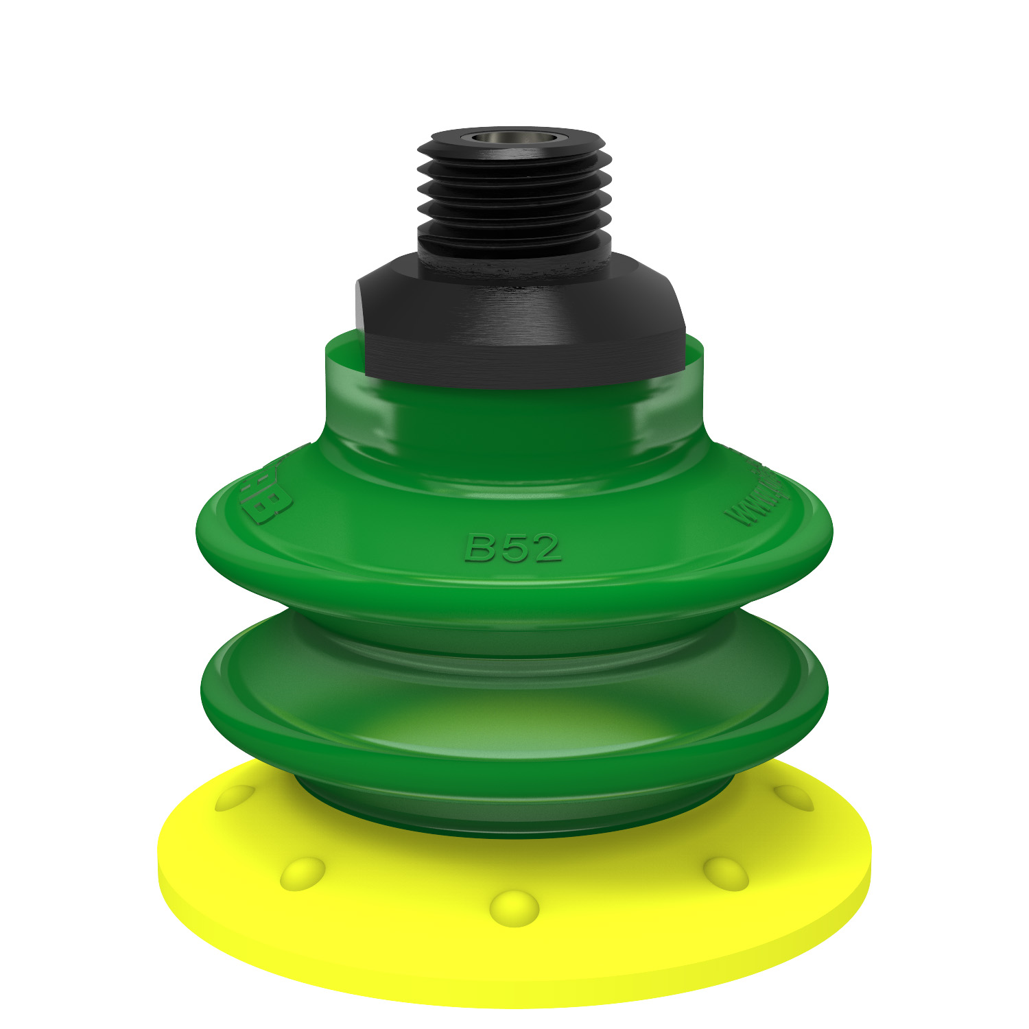 Piab Suction cup BX52P Polyurethane 30/60 with filter, 1/4 NPT male, with mesh filter