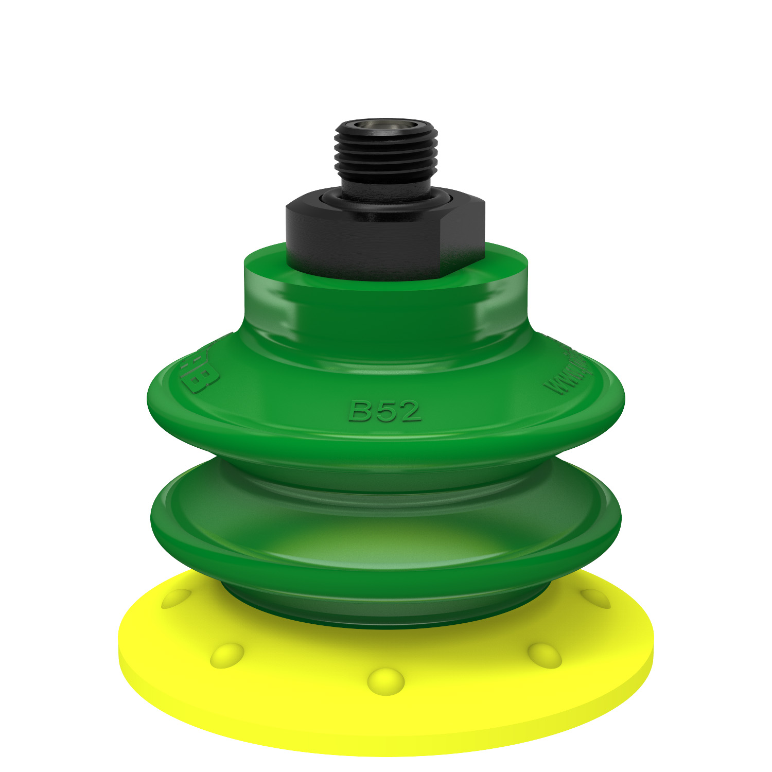 Piab Suction cup BX52P Polyurethane 30/60 with filter, G1/8 male, with mesh filter
