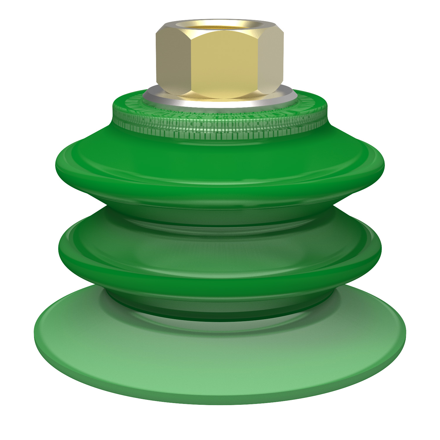 Piab Suction cup BX75P Polyurethane 60 with filter, brass 3/8 NPSF female