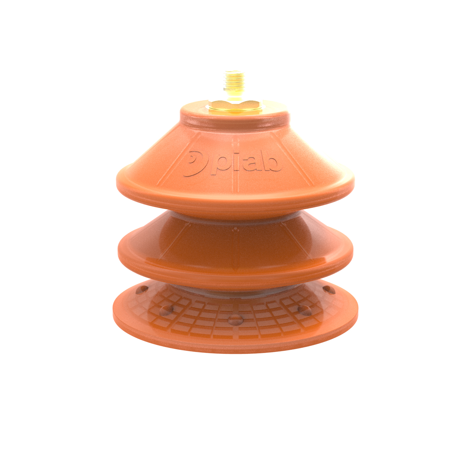 Piab Suction cup BXF105P Polyurethane 60, M10×1,5 male with mesh filter