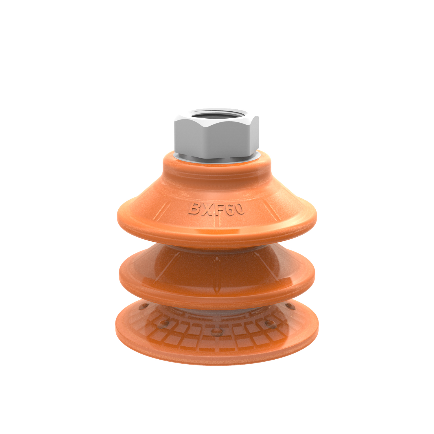 Piab Suction cup BXF60P Polyurethane 60, G3/8 female plastic thread