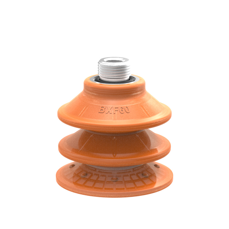 Piab Suction cup BXF60P Polyurethane 60, G3/8 male with mesh filter