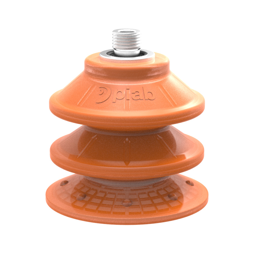 Piab Suction cup BXF75P Polyurethane 60, G1/4 male with mesh filter