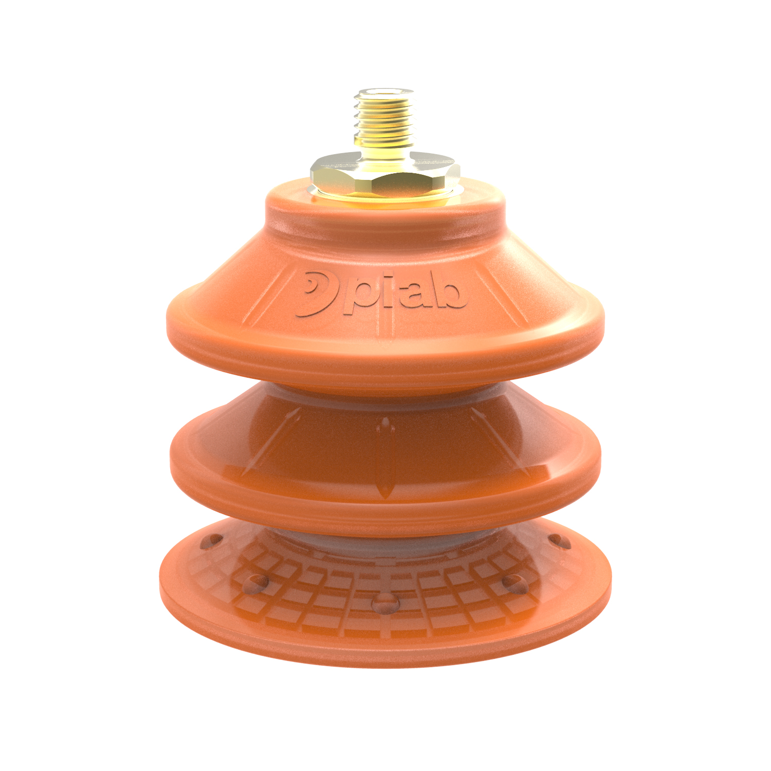Piab Suction cup BXF75P Polyurethane 60, M10×1,5 male with mesh filter