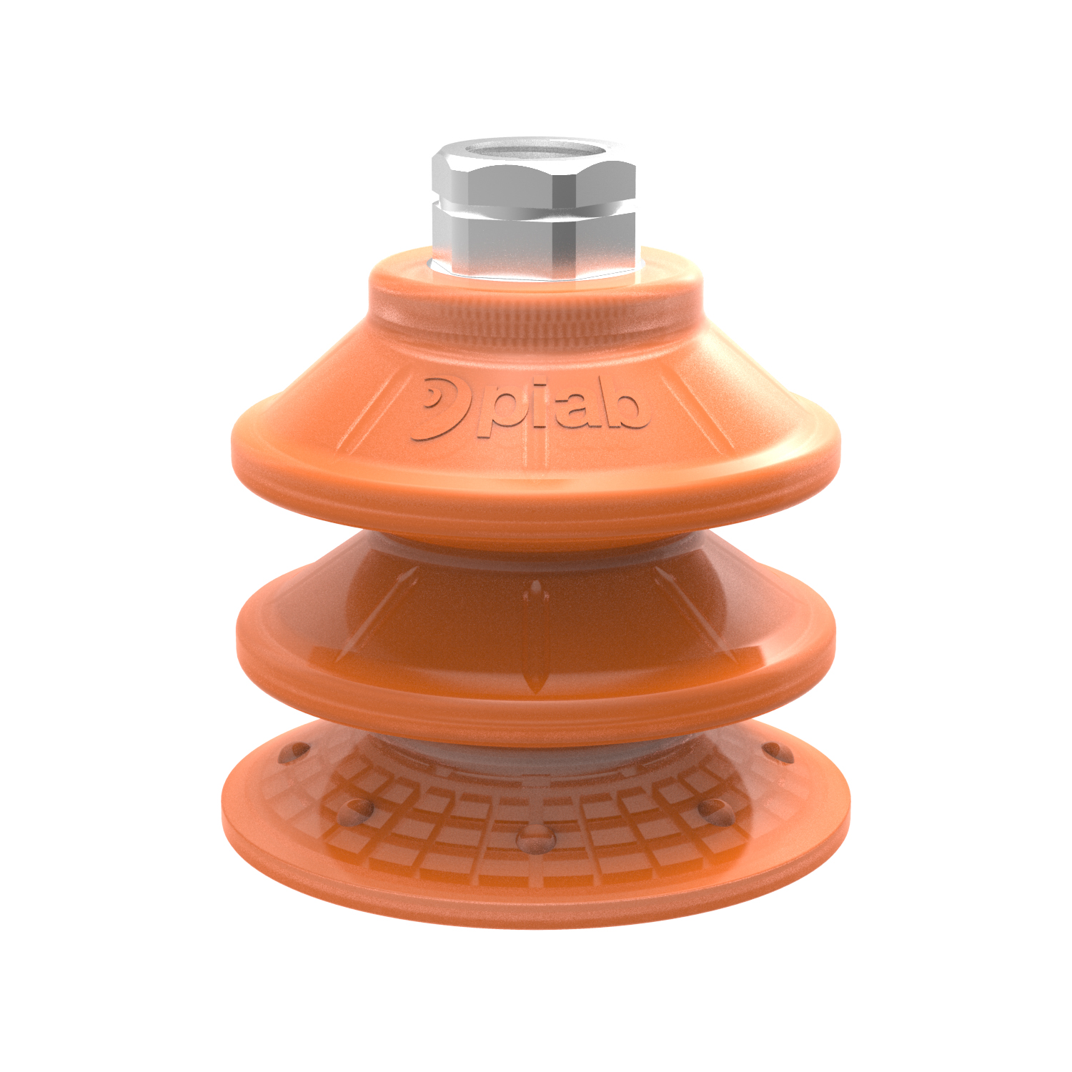 Piab Suction cup BXF75P Polyurethane 60, 3/8 NPT female with mesh filter