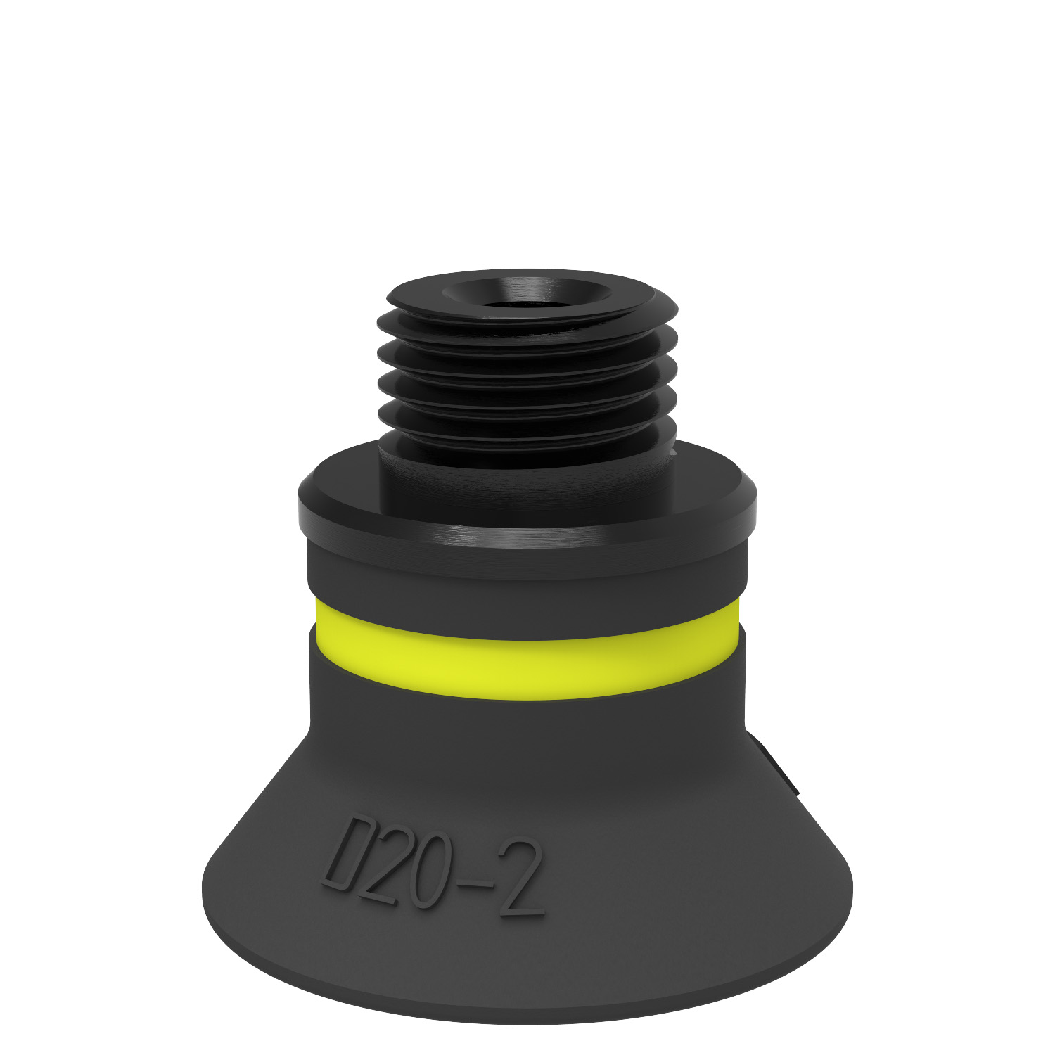 Piab Suction cup D20-2 Chloroprene, G1/8 male/M5 female, with mesh filter