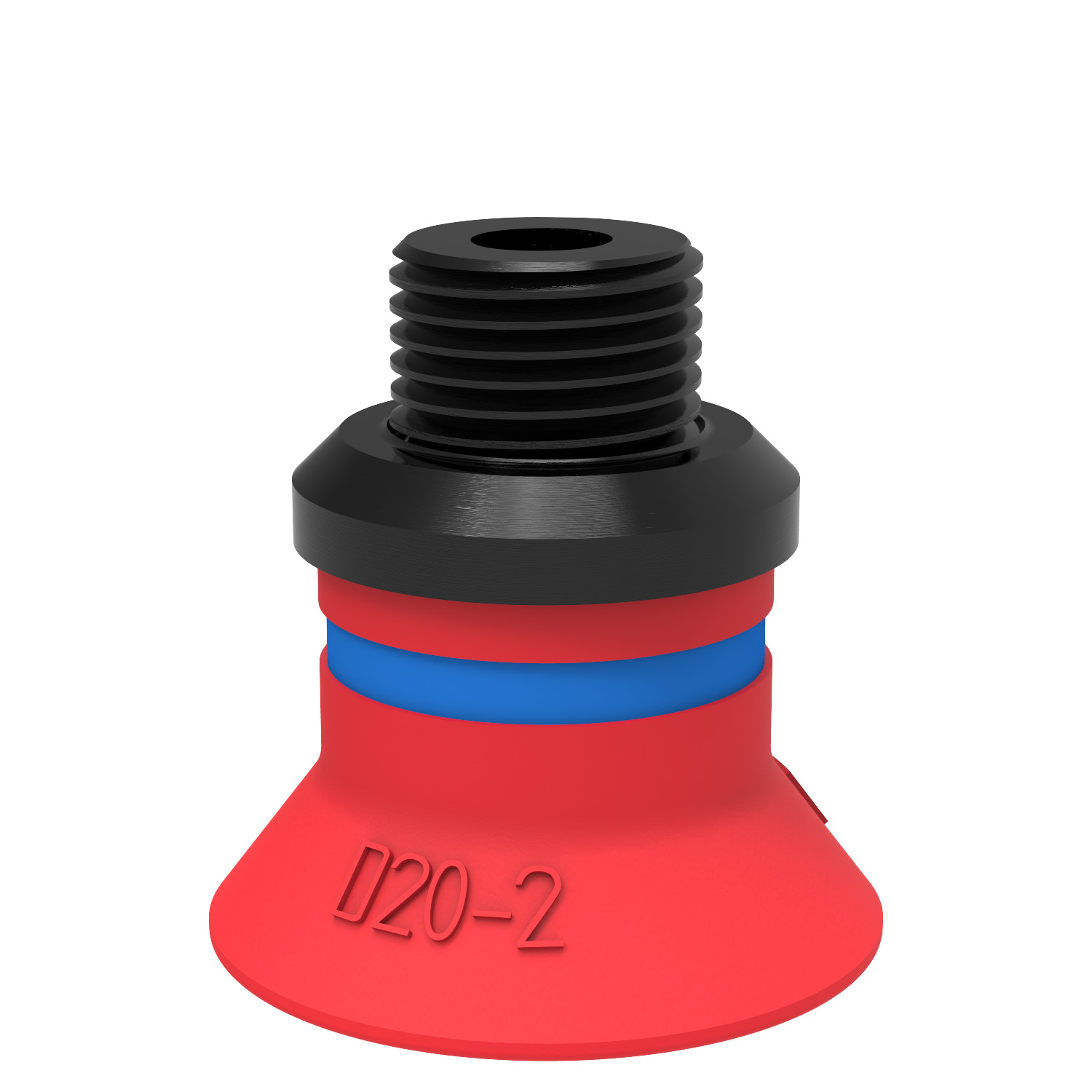 Piab Suction cup D20-2 Silicone, G1/8 male/M5 female, PA