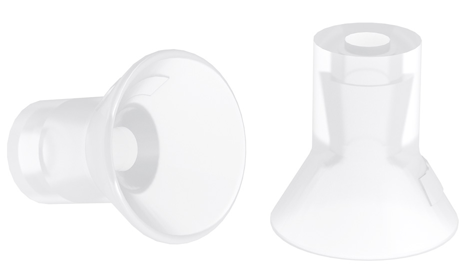 Piab D30-2.21.02AC / 9909751 Suction cup D30-2 Silicone FCM, 1/8 NPT male, with mesh filter