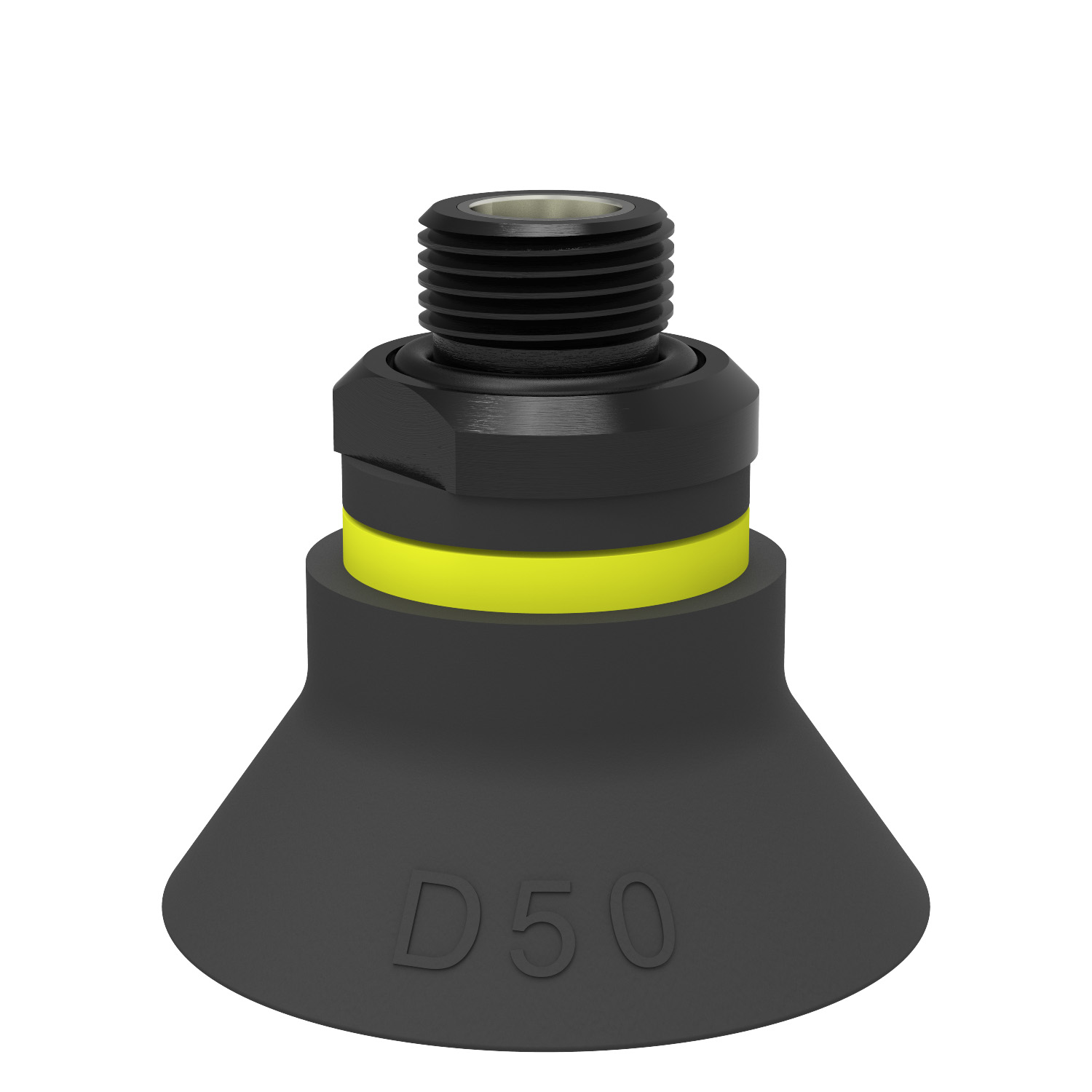 Piab Suction cup D50 Chloroprene, G3/8 male, with mesh filter