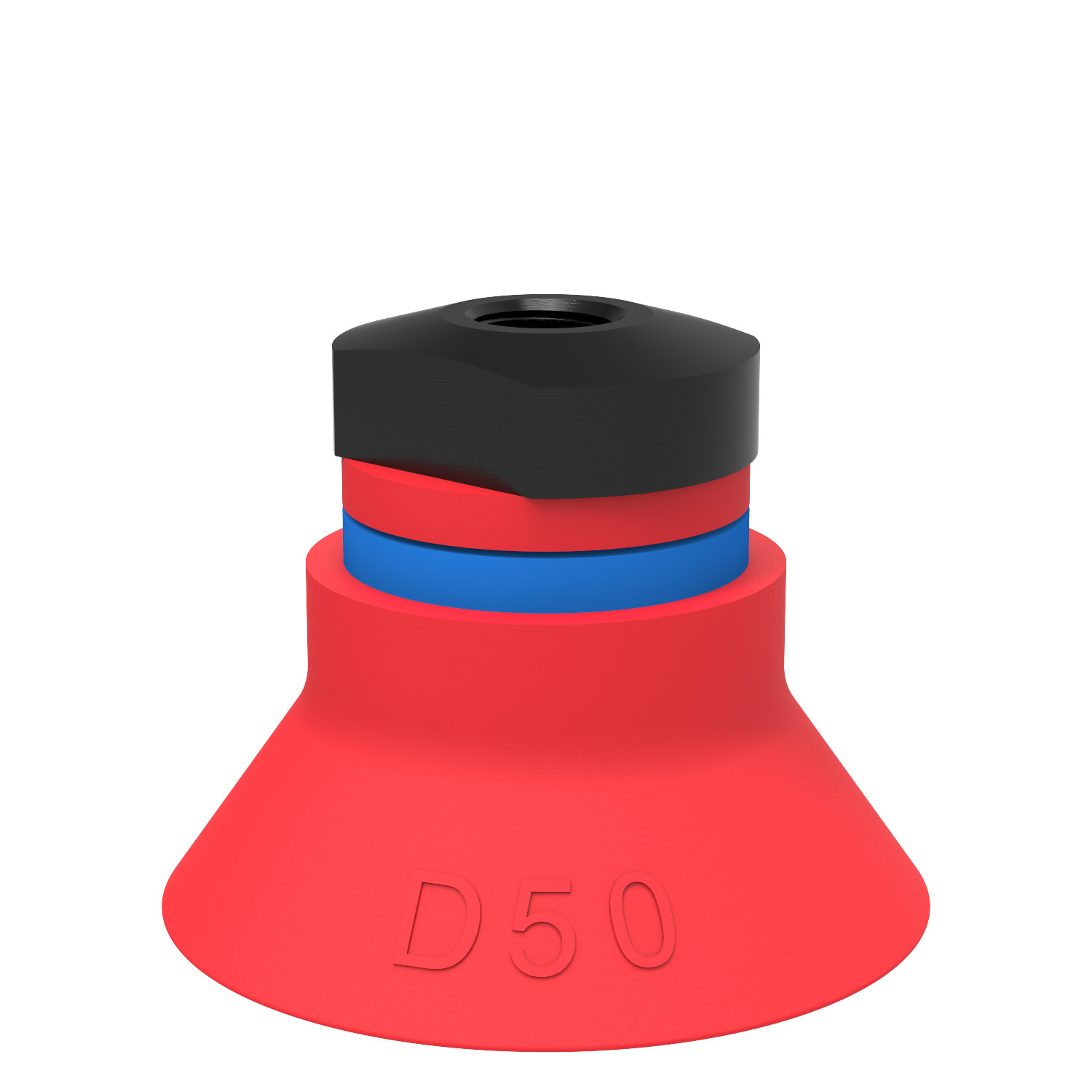 Piab Suction cup D50 Silicone, 1/8 NPSF female