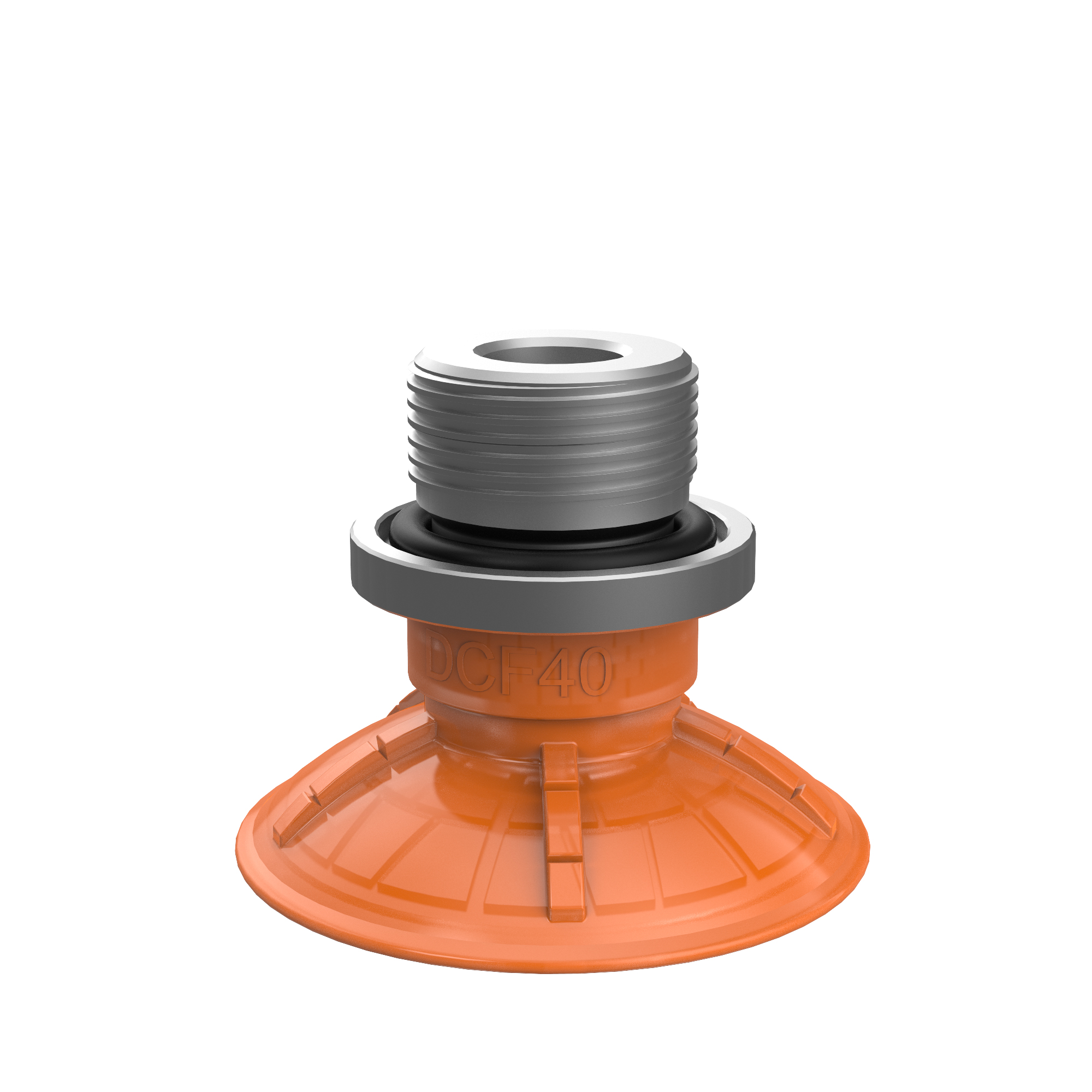 Piab Suction cup DCF40P Polyurethane 60, G3/8 male - 1/8 NPSF female