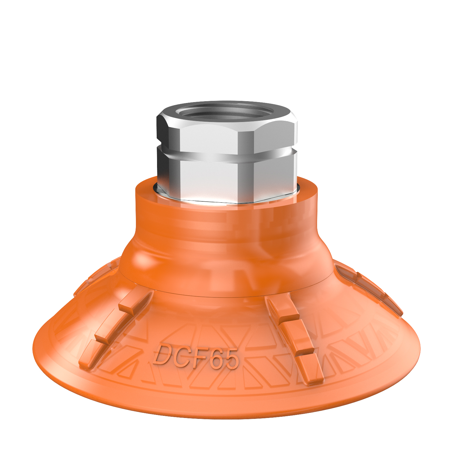 Piab Suction cup DCF65P Polyurethane 60, 3/8 NPT female, with mesh filter