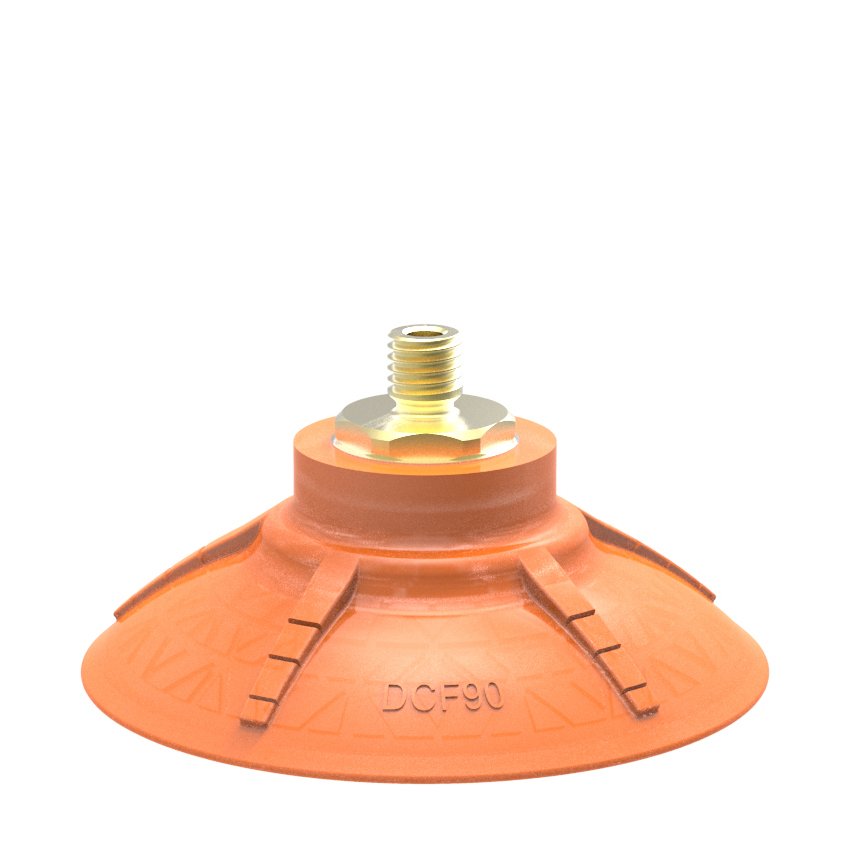 Piab Suction cup DCF90P Polyurethane 60 M10x1,5 male with mesh filter