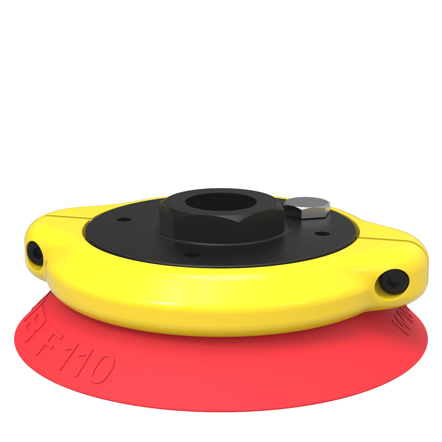 Piab Suction cup F110 Silicone, G1/2 female, clamp ring with mesh filter
